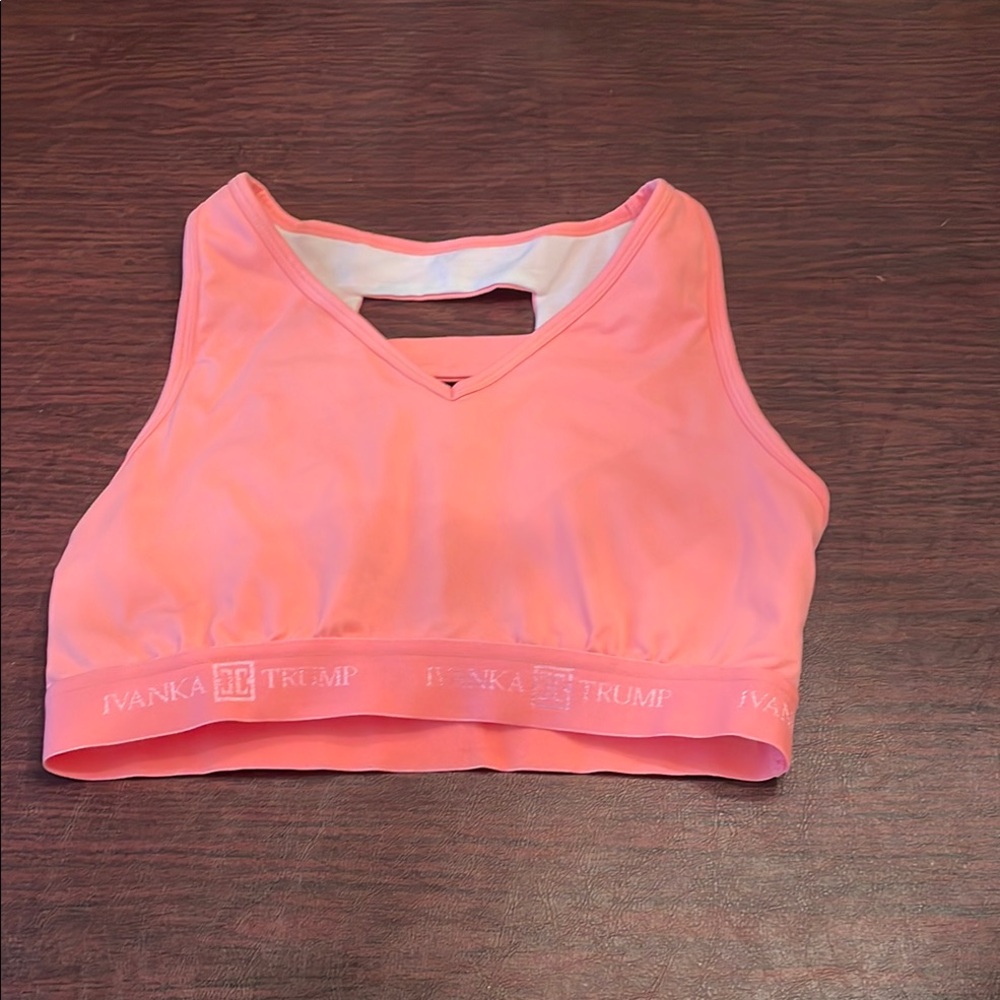 Ivanka Trump Coral Sports Bra